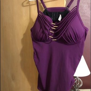 Cacique/lane Bryant tankini top